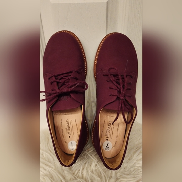 Samuel HUBBARD Free Plum casual walking shoes in nubuck leather. - Picture 8 of 8